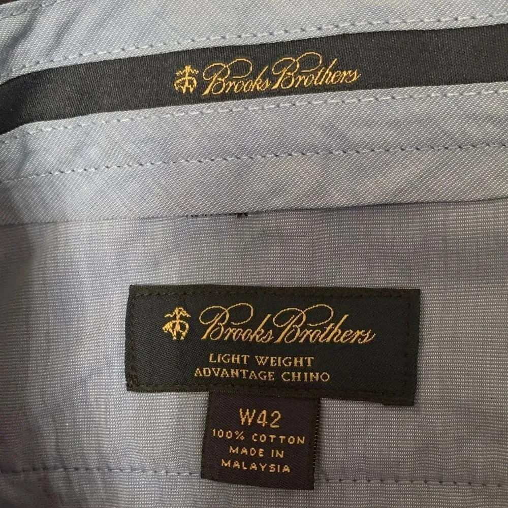 Brooks Brothers Light Weight Advantache Chino Men's Shorts Size 42
